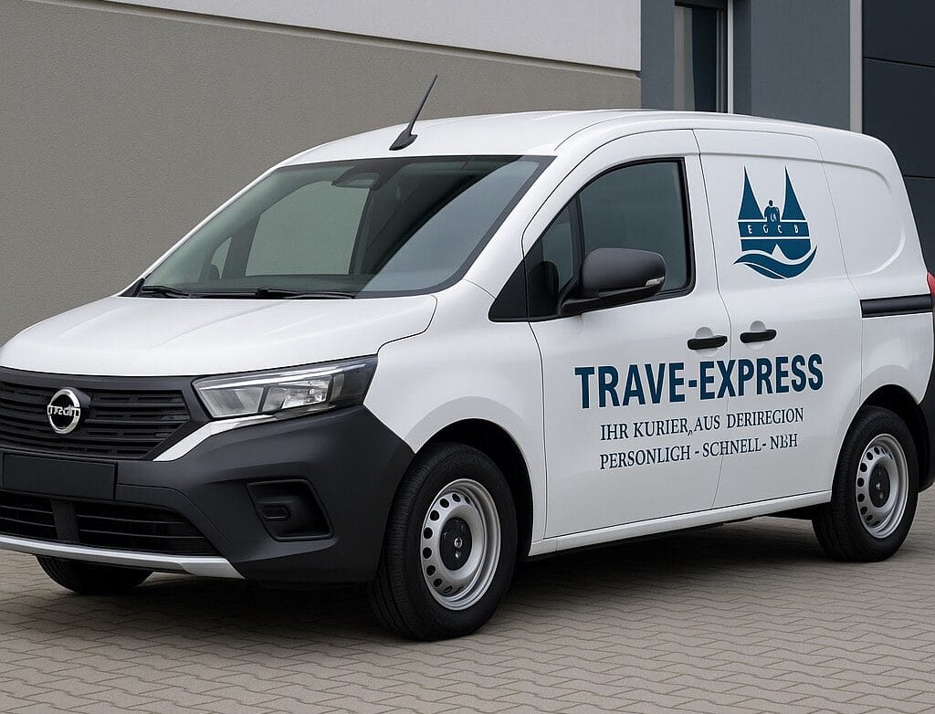Trave-Express Kurierfahrzeug in Lübeck